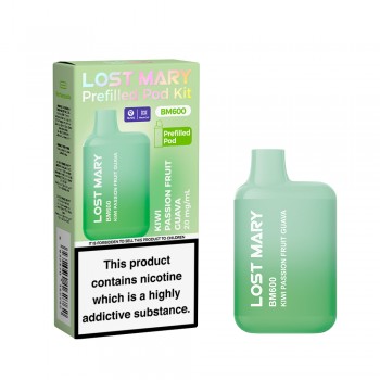 Lost Mary BM600 Pre Filled Pod Kit [Kiwi Passionfruit Guava 20mg]