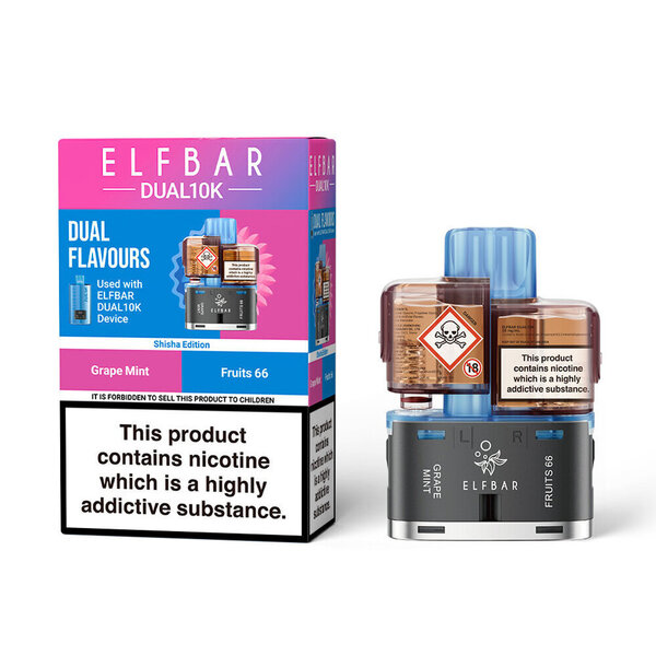 Elf Bar Dual 10K Pod & Refill [Shisha Edition 20mg]