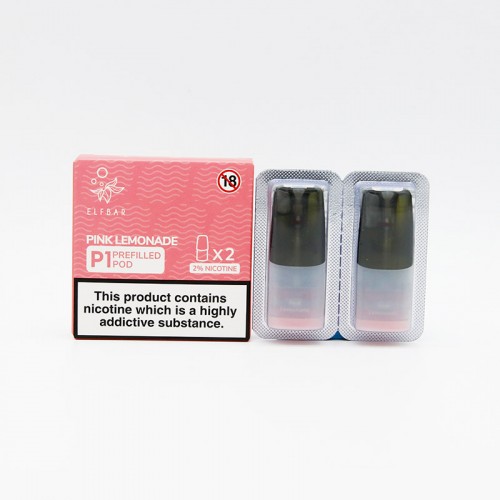 Elf Bar Mate 500 Pre Filled Pod - 2 Pack [Pink Lemonade 20mg]