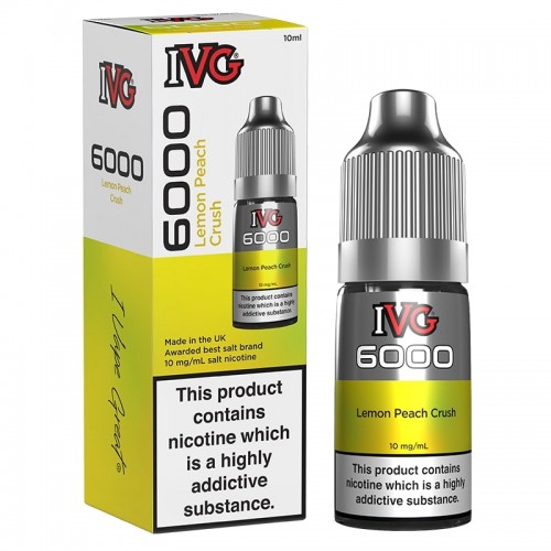 IVG 6000 - Nic Salt [Lemon Peach Crush 10mg]
