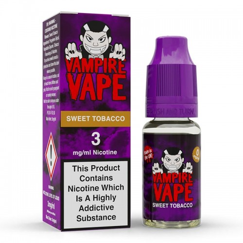 Vampire Vape - 10ml [Sweet Tobacco 12mg]