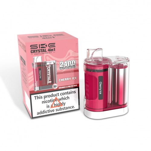 SKE CRYSTAL 4in1 2400 Pre Filled Pod Kit - [Cherry Ice 20mg]